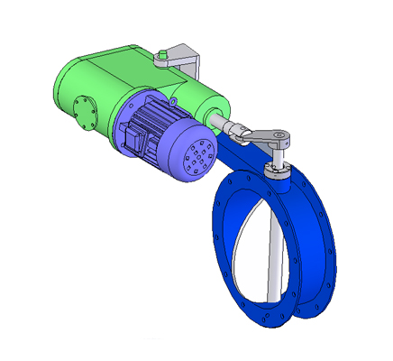 天顺平台--电液动蝶阀 